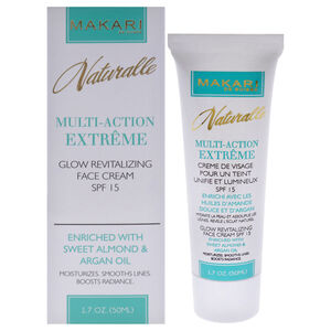 Multi-Action Extreme Glow Revitalizing Face Cream SPF 15 by Makari 1.7 oz Cream